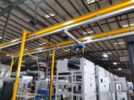 電動葫蘆用于配電箱起重吊裝